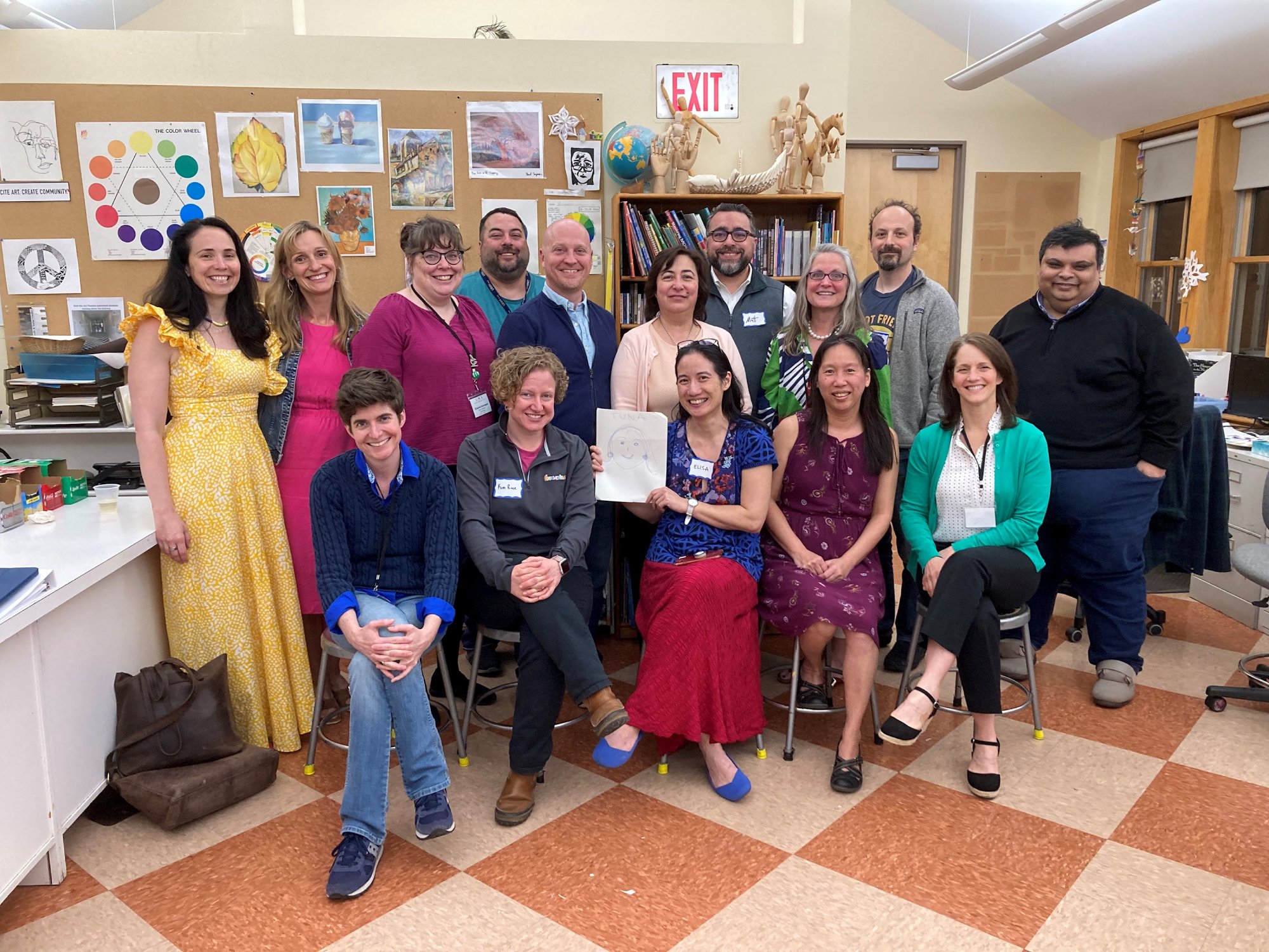 LMS Board of Directors group photo indoors